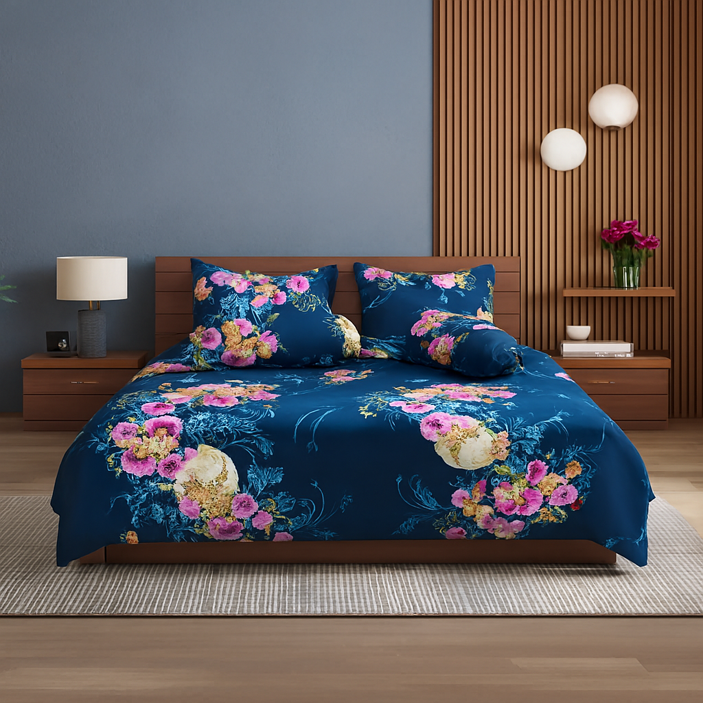 Night bloom 5pcs Comforter Set (PQCF-1616) - Image 2