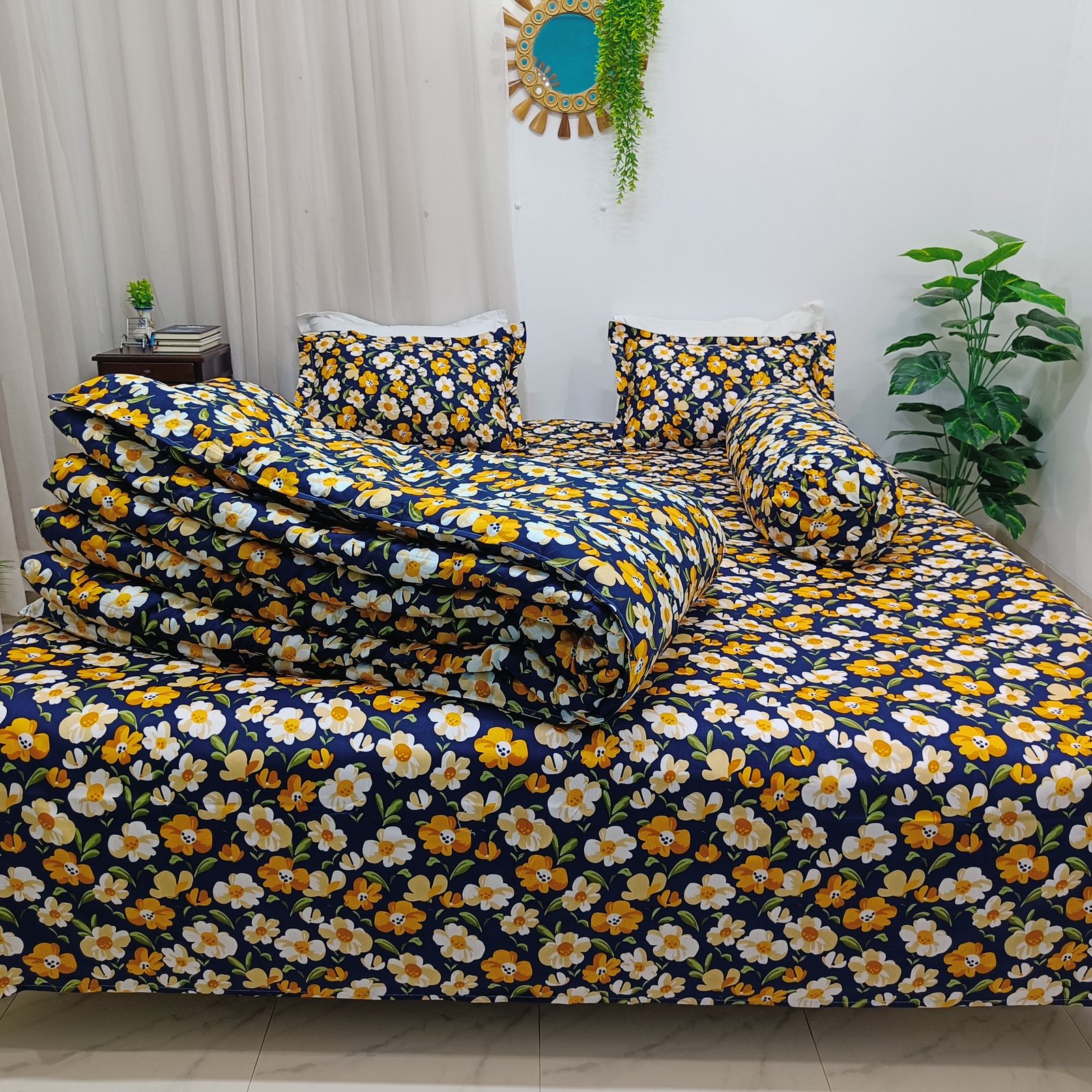 Blossom Elegance 5pcs Comforter Ser (PQCF-1613) - Image 3