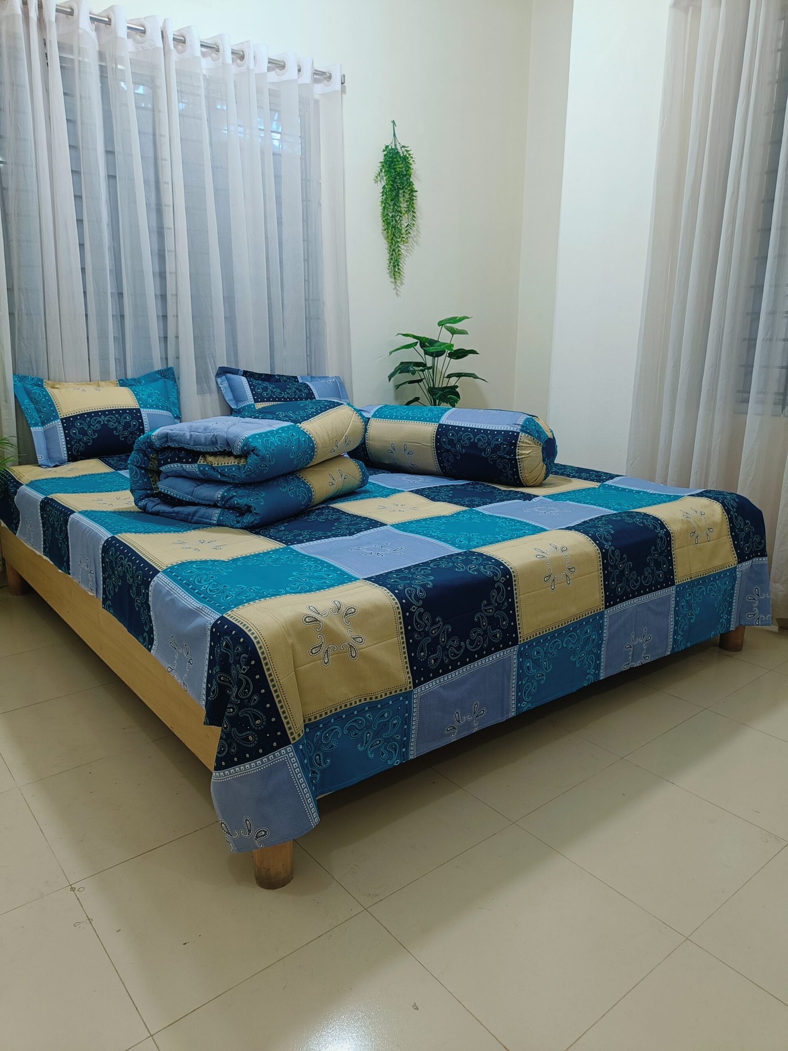 Blossom Elegance 5pcs Comforter Ser (PQCF-1607) - Image 3